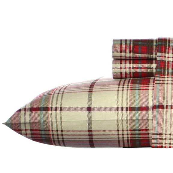 Eddie Bauer Montlake Plaid Flannel Sheet Set