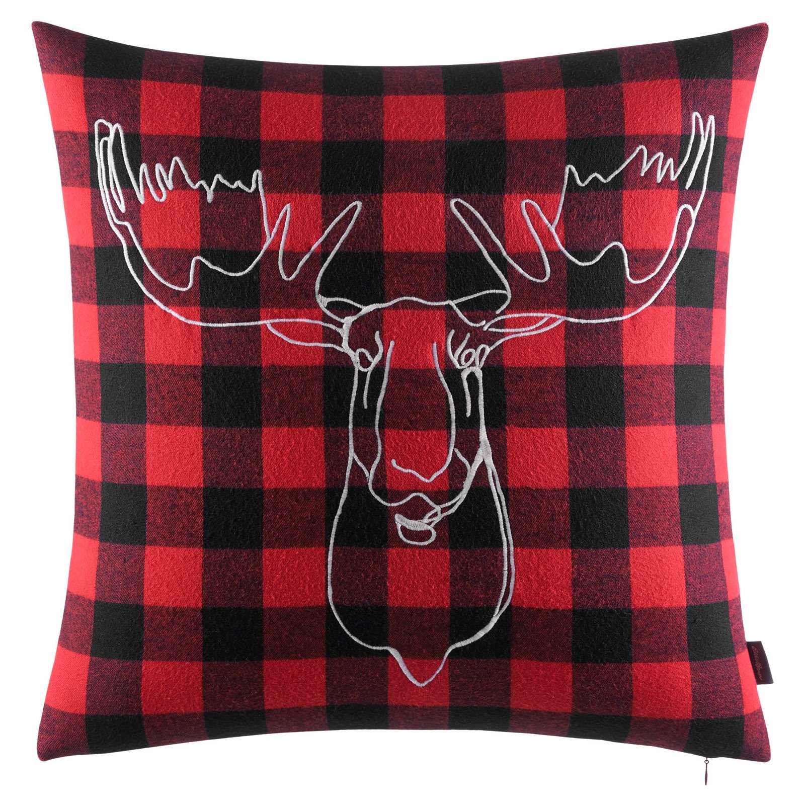 Eddie Bauer Moose Head Square Throw Pillow - image 1 of 2