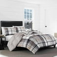 thumbnail image 1 of Eddie Bauer Normandy Plaid Black Comforter Set, King, 1 of 2