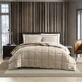 thumbnail image 1 of Eddie Bauer Sherwood Microsuede Brown 3 Piece Comforter Set, King, 1 of 6