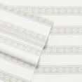 thumbnail image 1 of Eddie Bauer Snowflake Fair Isle Grey Cotton Flannel 4 Piece Sheet Set, King, 1 of 4