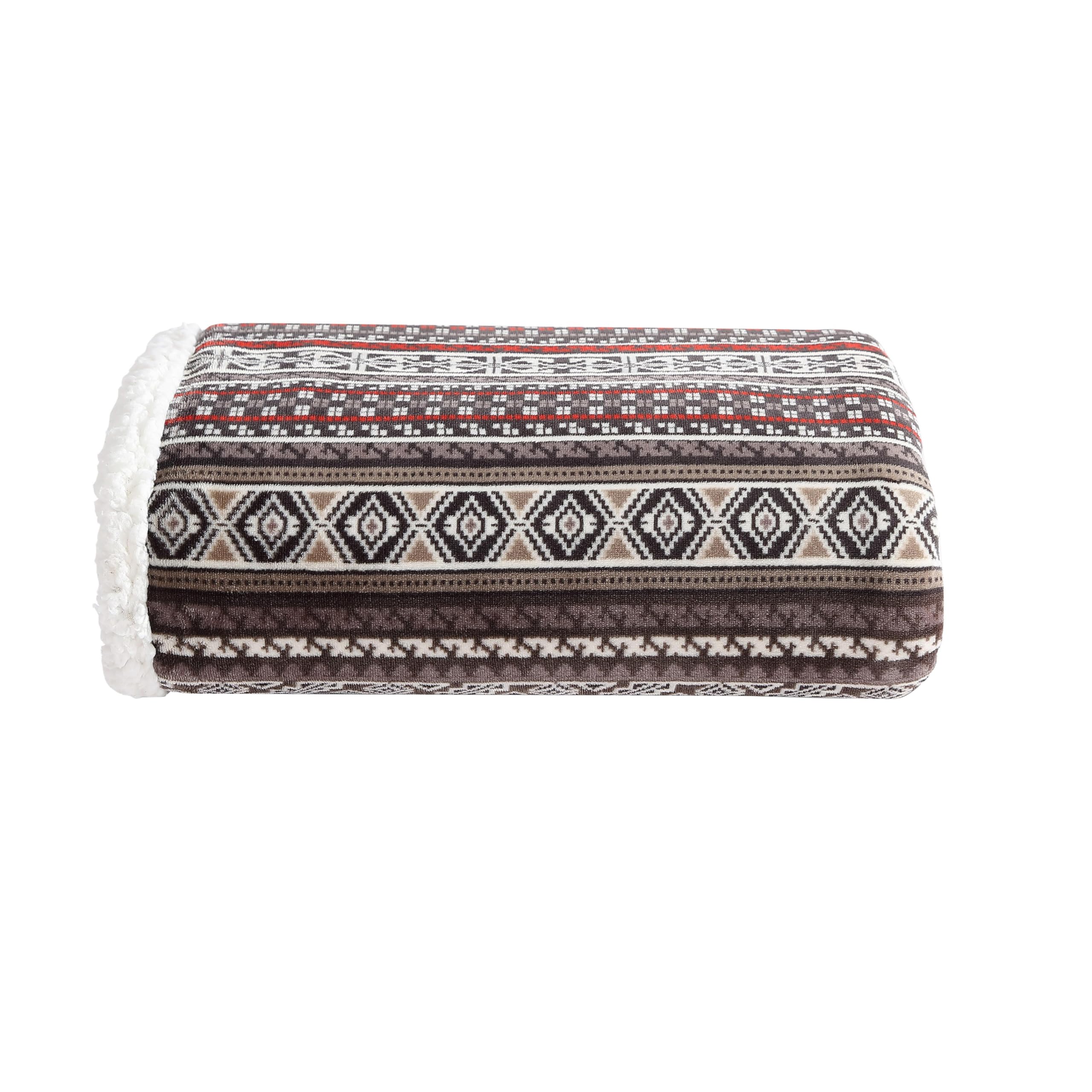 Genteele Sherpa Kuscheldecke, Wendbar & Superweich – 259 X 229 Cm, Grau/weiß, Ultra-luxuriös Für Sofa Oder Bett