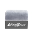 thumbnail image 1 of Eddie Bauer Ultra Lux Plush Solid Grey Ultra Soft Plush Fleece Throw Blanket, 60" X 50", 1 of 5