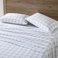 thumbnail image 1 of Eddie Bauer Westridge Plaid Bright Blue Cotton Flannel Twin Sheet Set, 1 of 7