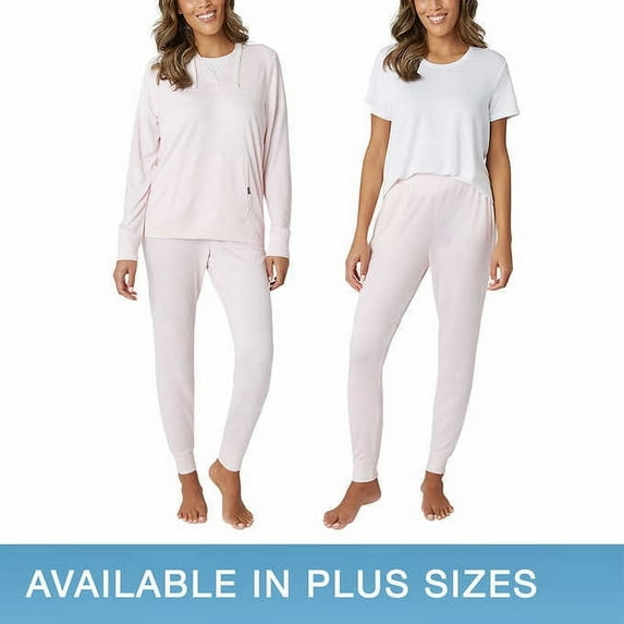 Eddie Bauer Women S 3-Piece Hacci Pajama Lounge Set Size: M, Color: Pink