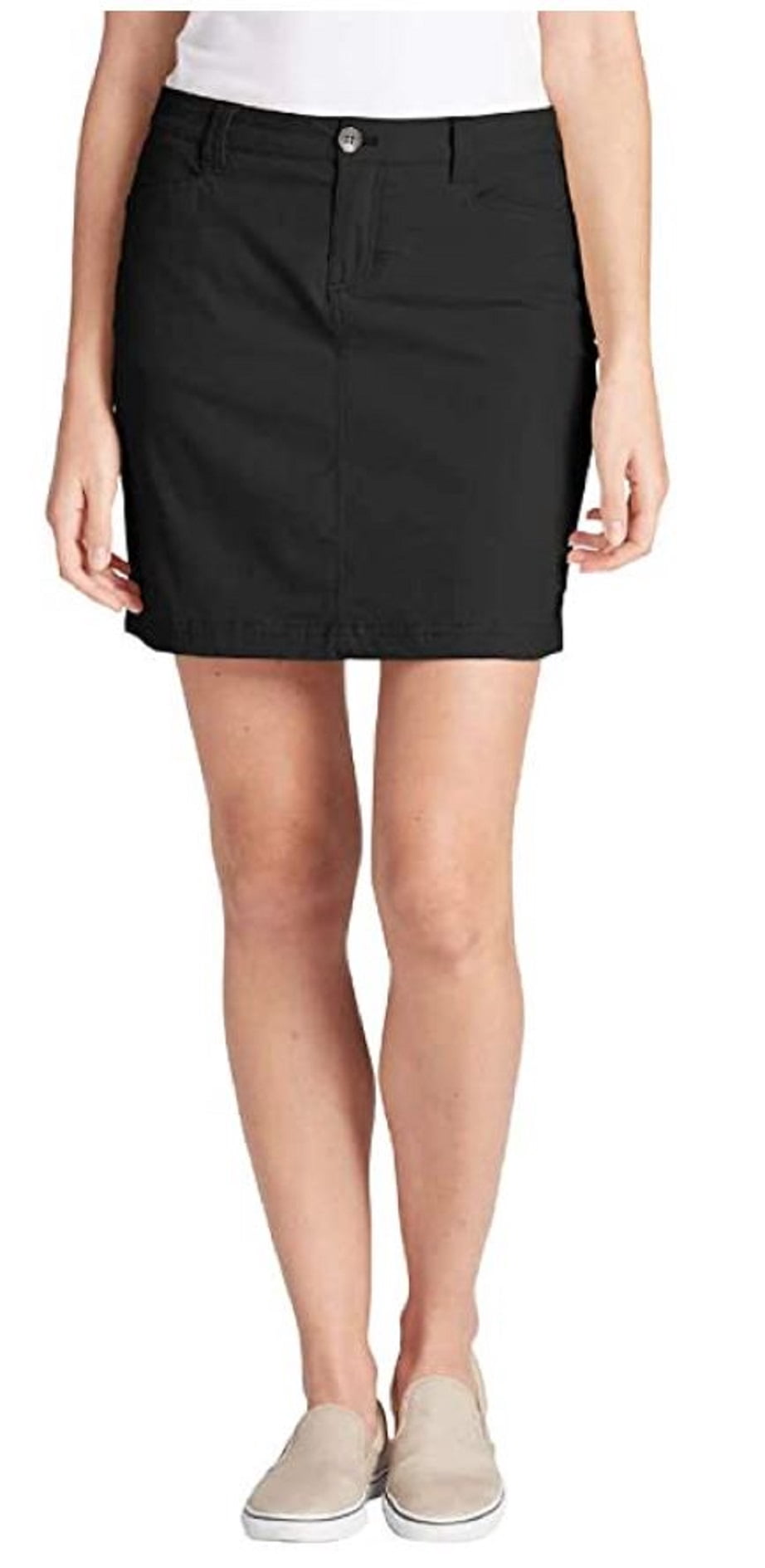 Skort (jupe-culotte) Eddie Bauer Femme Taille 6 - Noir - Matière Quick-dry Polyester/spandex - Parfait état Occasion