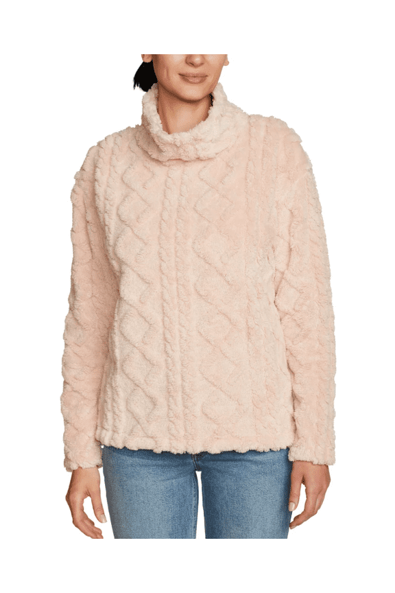 Women's Cozy Pullover Pink XXL