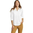thumbnail image 1 of Eddie Bauer Women's Departure 2.0 Long-Sleeve Shirt (White,Medium), 1 of 4