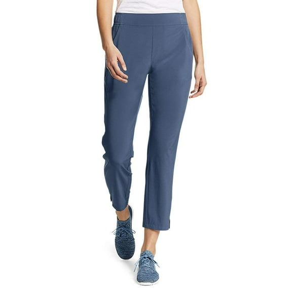 Eddie Bauer Women's Departure Ankle Pants ( Dusted Indigo XL)