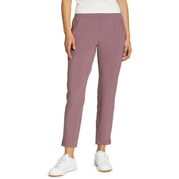 Eddie Bauer Women's Departure Ankle Pants (Dusty Violet, Medium)