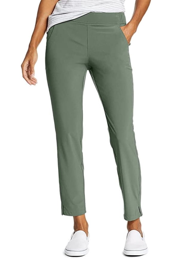 Women's Departure Ankle Pants (Mineral Green,XL)