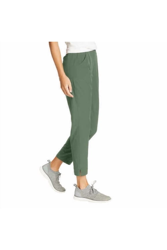 Women's Departure Traveler UPF 50+ Ankle Pants, Green XXL