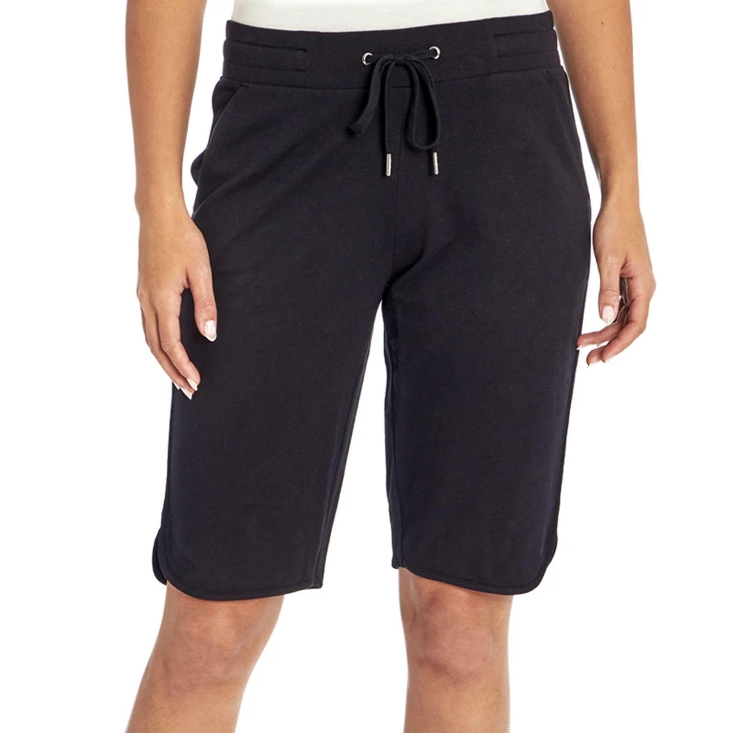 Eddie Bauer Women s Drawstring Waist Soft French Terry Bermuda