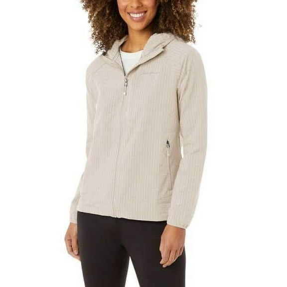 Eddie Bauer Women's Fleece Off The Grid Jacket, Pumice Large