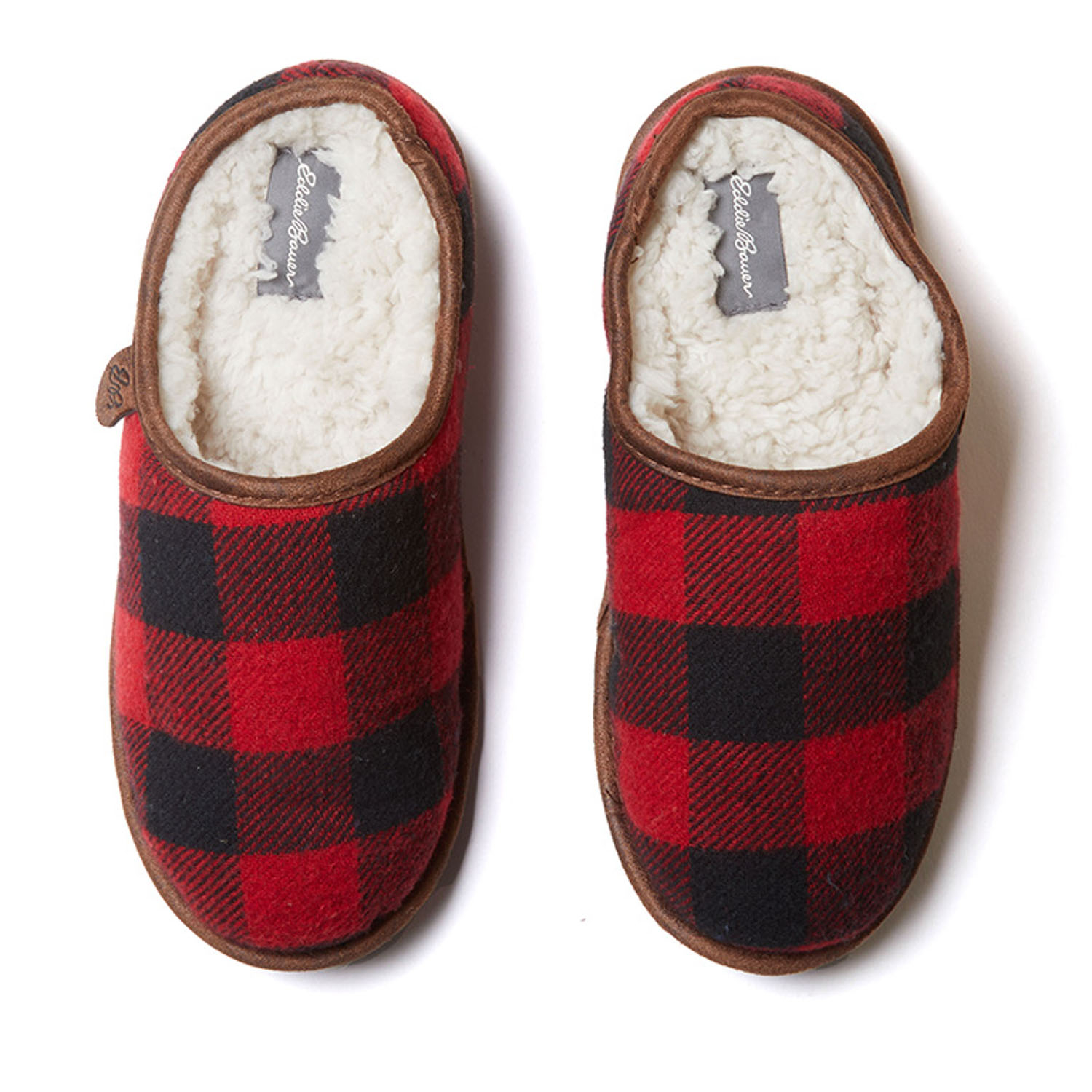 Eddie Bauer Women's Holiday PJ Clog Slipper, House Slippers, Sherpa