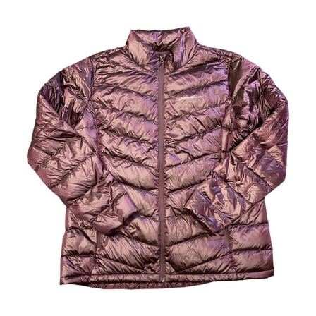 Eddie Bauer Women's Lightweight Stormrepel Down Packable Jacket (Iridescent Plum, L)