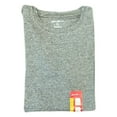 thumbnail image 1 of Eddie Bauer Women's Super Soft Stretch Long Sleeve Crew Neck T-Shirt (Charcoal Space Dye, L), 1 of 2