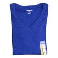 thumbnail image 1 of Eddie Bauer Women's Long Sleeve V-Neck Cotton Modal Blend T-Shirt (Cobalt Blue, XL), 1 of 3