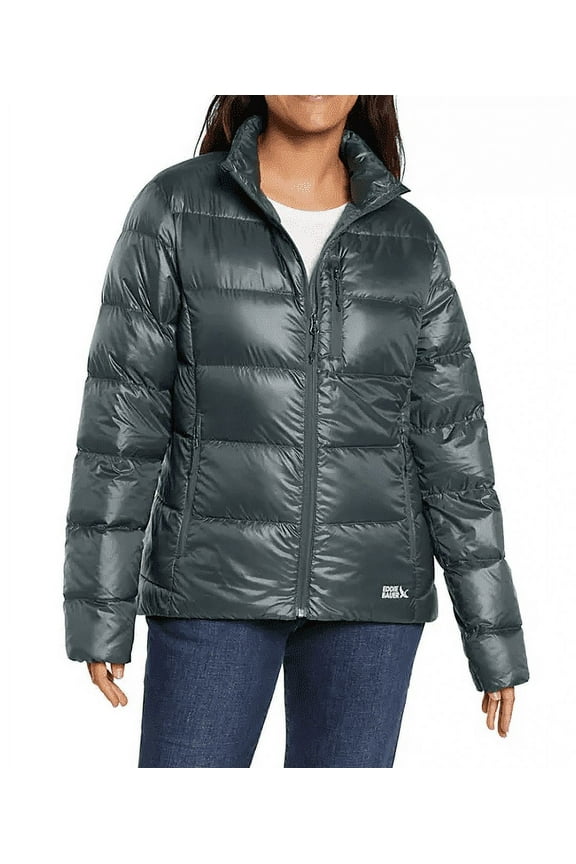 Women's Packable Puffer Jacket (Blue Emerald, XXL)
