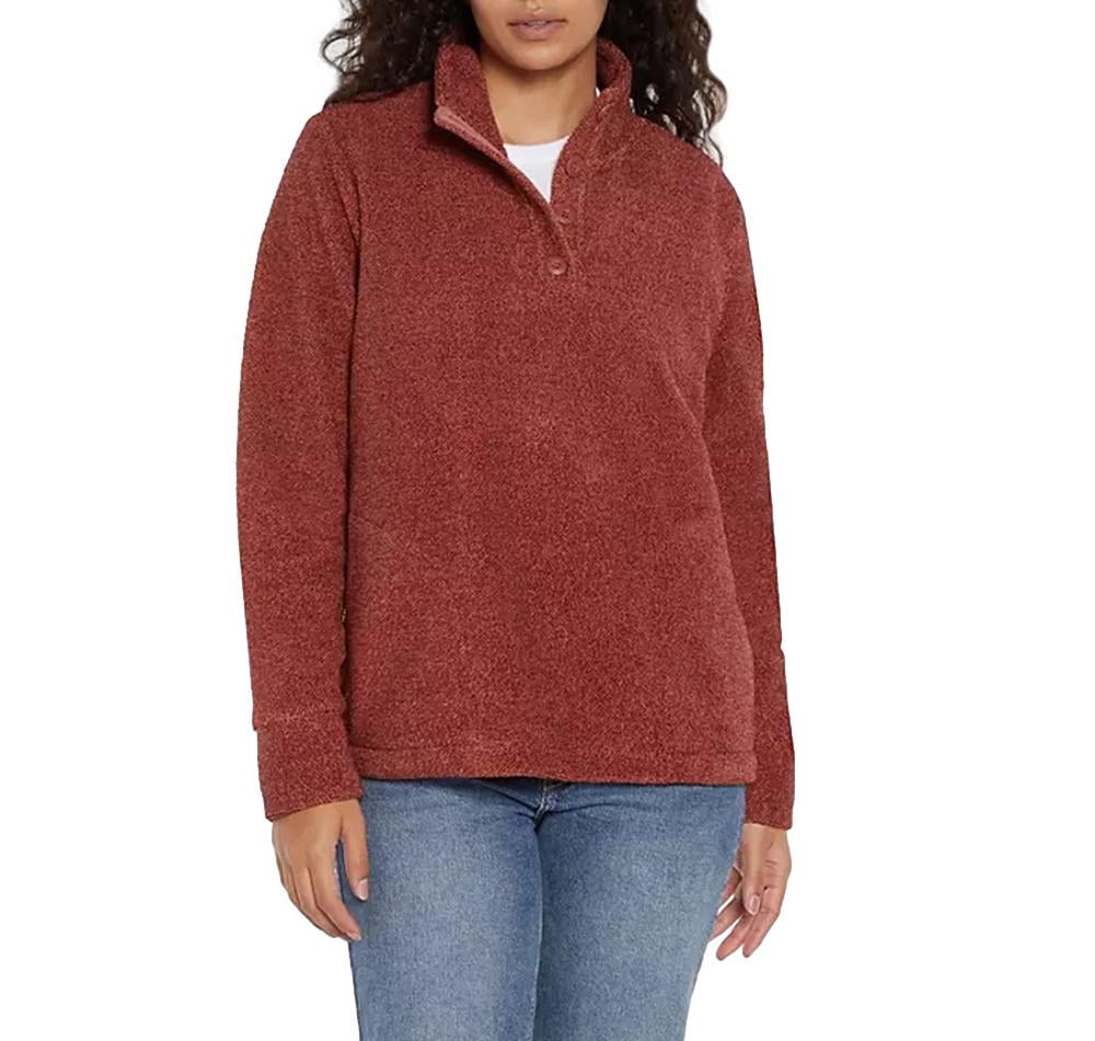 Eddie Bauer Women's Pullover in Rust Size Small - Walmart.com