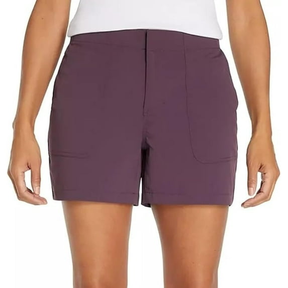 Eddie Bauer Women’s Regular Fit Lightweight Hiker Short (Purple,10)