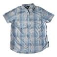 thumbnail image 1 of Eddie Bauer Women's Short Sleeve Moisture Wicking Adventure Shirt (Ancient Water Starling Plaid, L), 1 of 3
