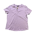 thumbnail image 1 of Eddie Bauer Women's Soft Easy Fit Short Sleeve V Neck Tee (Dusk, L), 1 of 2