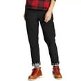 thumbnail image 1 of Eddie Bauer Women's Storm Repel Fleece Plaid Lined Lightweight Stretch Casual Pants-Black / 8, 1 of 6