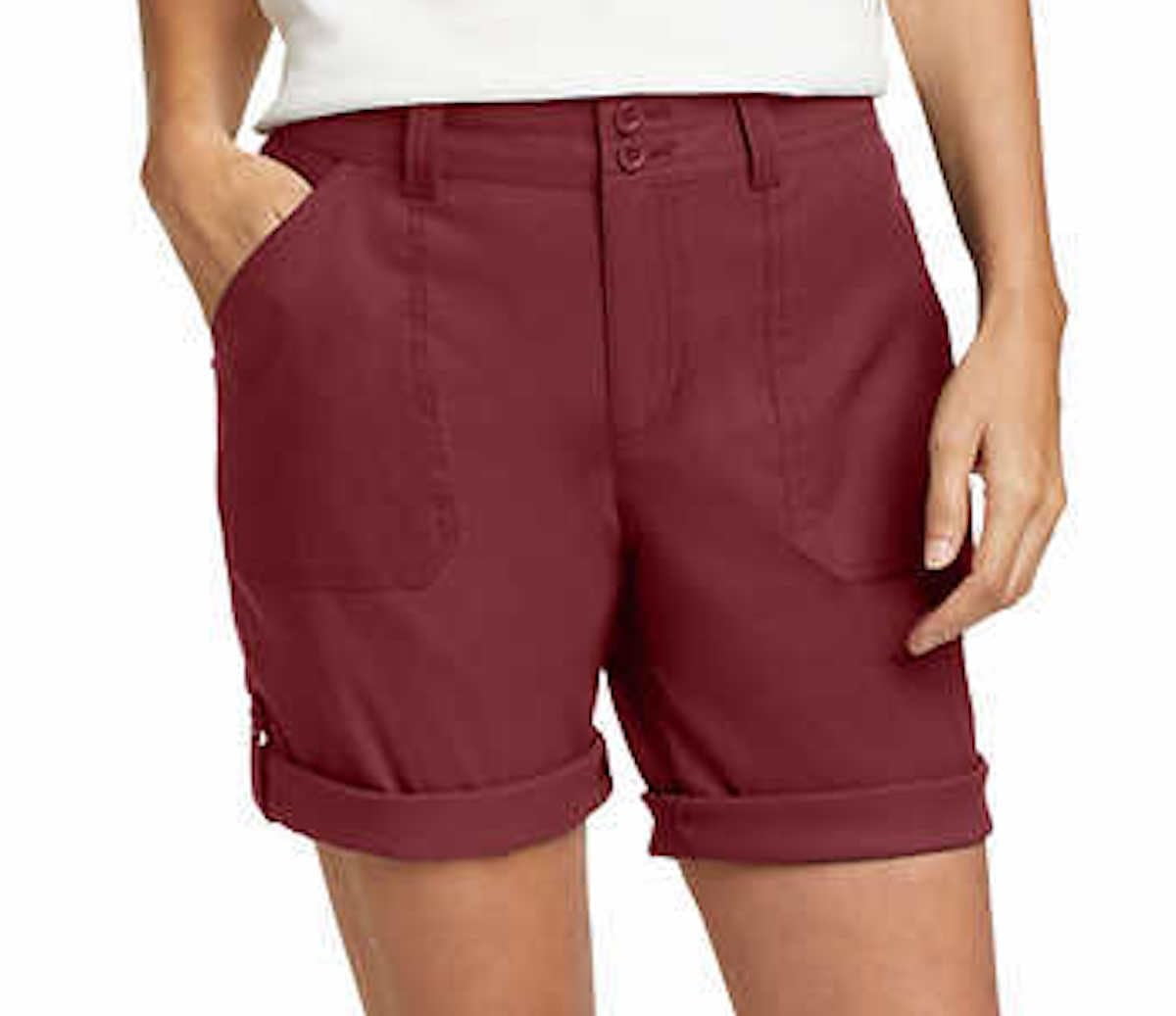 Short en jean taille haute à ourlet roulé | Mode en ligne | SHEIN ANCE