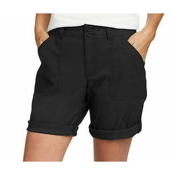 Eddie Bauer Women's Stretch UPF 50 Rolled Hem Adjustable Length Bermuda Short (1751714)