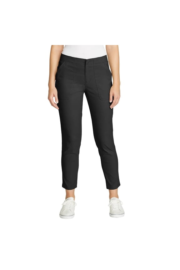 Women's Horizon Straight Ankle Pant UPF 50+ Black Size 8