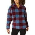 thumbnail image 1 of Eddie Bauer Ladies? Plush Quarter 1/4 Zip - (Large, Purple), 1 of 4
