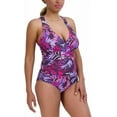 thumbnail image 1 of Eddie Bauer Womens Midweight Ruched Shaping One Piece Swimsuit, 1 of 5