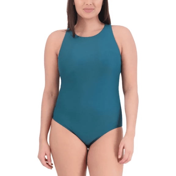 Eddie Bauer Womens' Swimsuit (Green, Medium)