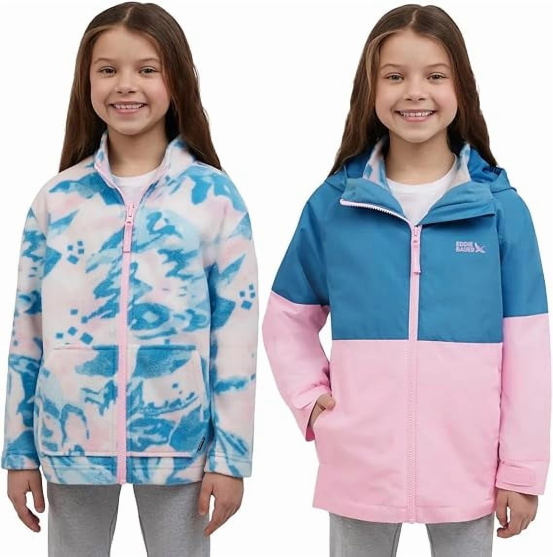 Eddie Bauer Youth Girls 3-in-1 Jacket, Waterproof Insulated Winter