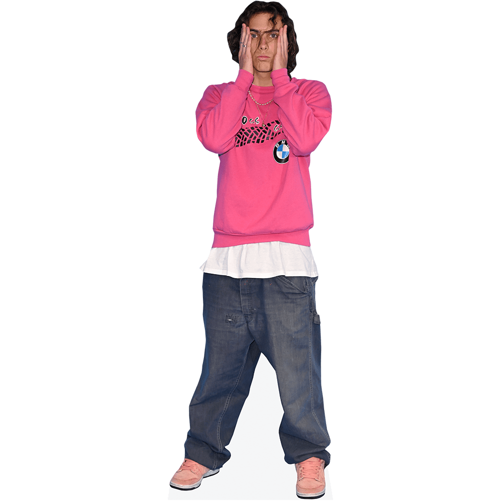 Eddie Benjamin (Pink Top) Mini Cardboard Cutout Standee