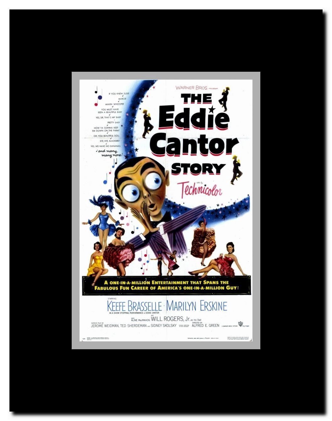 Eddie Cantor Story Framed Movie Poster