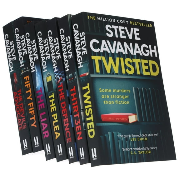 Eddie Flynn Series By Steve Cavanagh 7 Books Collection Set - Fiction - Paperback