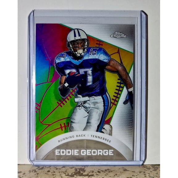 Eddie George 2023 Topps Chrome AllEtch NFL #CAE16 Card Tennessee Titans