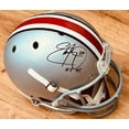 thumbnail image 1 of Eddie George autographed Ohio State Buckeyes Riddell full size helmet inscribed Heisman 1995, 1 of 2