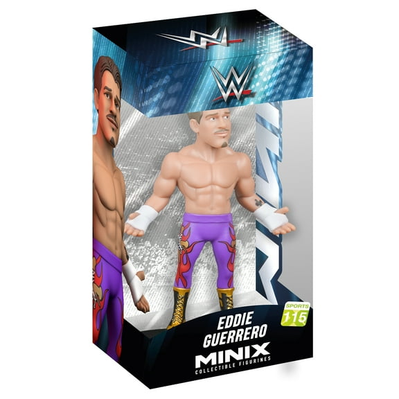 Eddie Guerrero - WWE Minix Collectible Figurine (4.7 inch) Minix WWE Toy Wrestling Action Figure