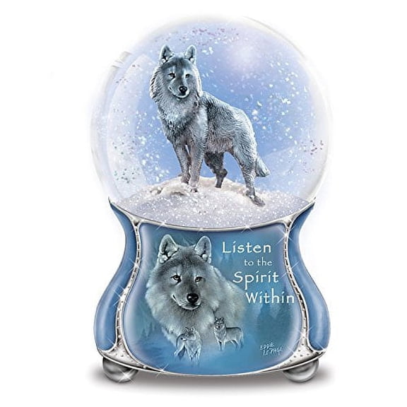 Eddie LePage Silver Scout Musical Glitter Globe from The Bradford Exchange by The Bradford Exchange