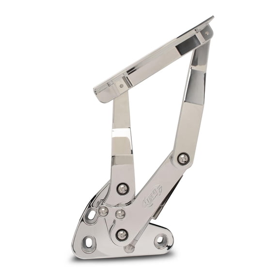 Eddie Motorsports MS149-23P Polished Aluminum Hood Hinges, 67-72 Truck
