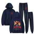 thumbnail image 1 of Eddie Munson The Demogorgon  hoodies suits pocket drawstring hoodies sweatshirt men/women Strap sports pants, 1 of 5