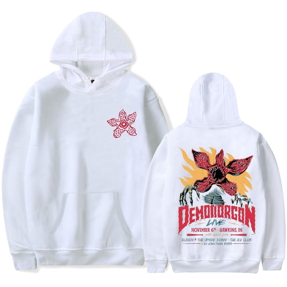 Eddie Munson The Demogorgon merch  Hooded Drawstring Pocket Sweatshirt Men/women fashion Pullover