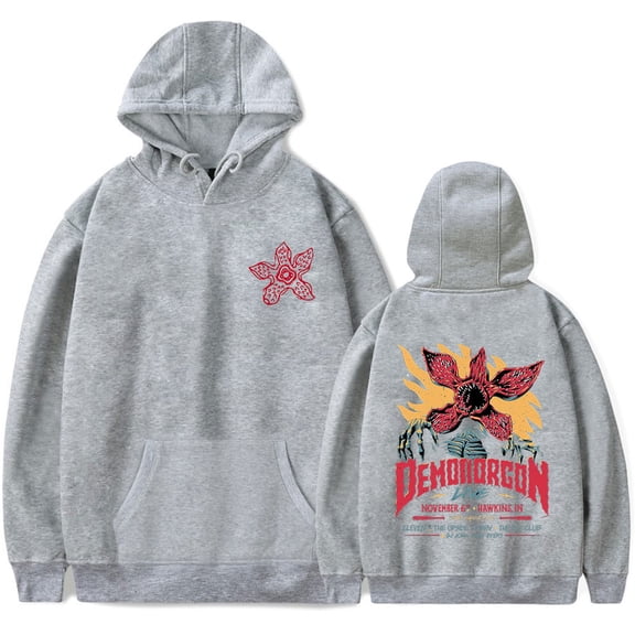 Eddie Munson The Demogorgon merch  Hooded Drawstring Pocket Sweatshirt Men/women fashion Pullover