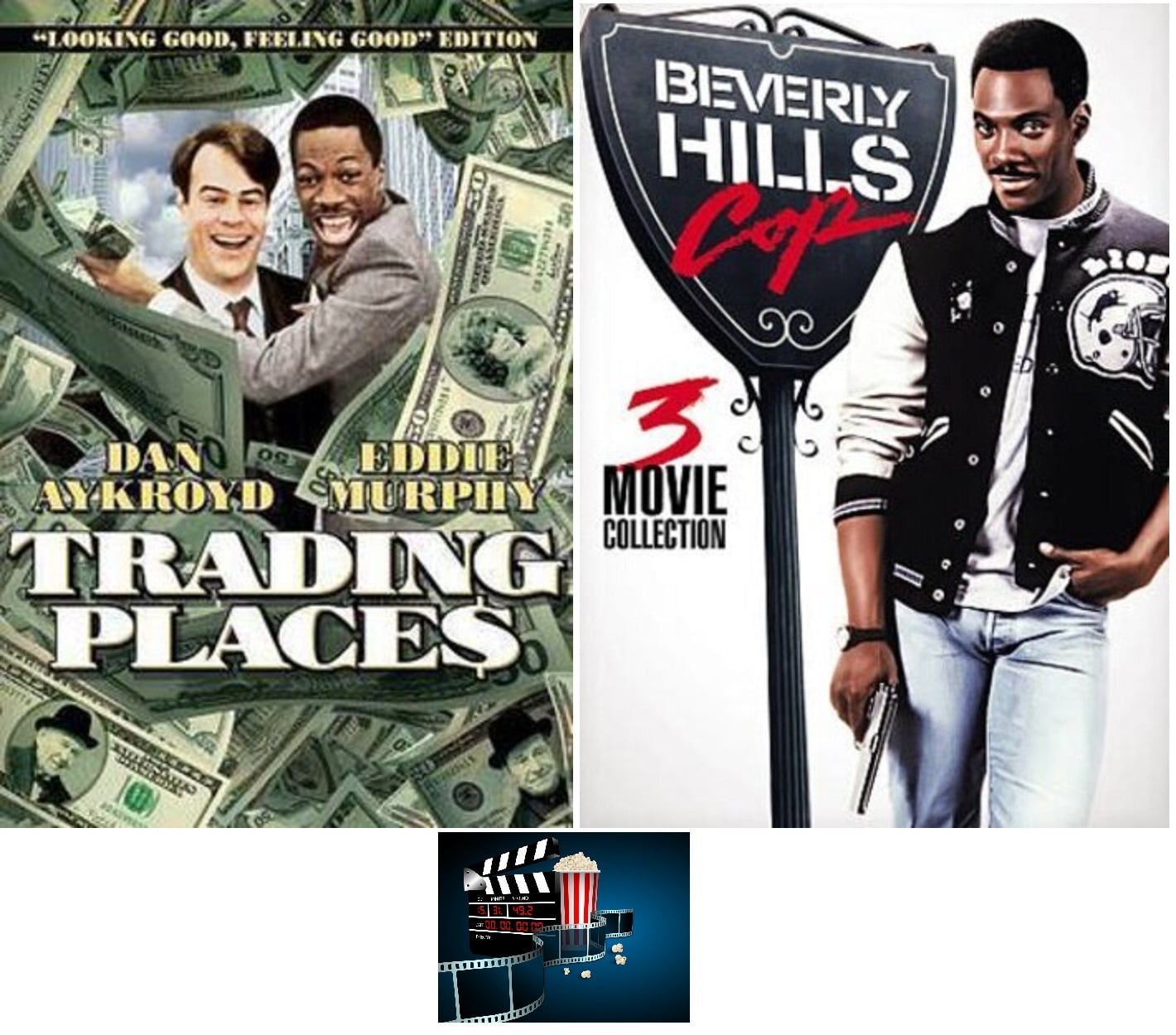 Eddie Murphy 4 DVD Set: Beverly Hills Cop Trilogy + Trading Places