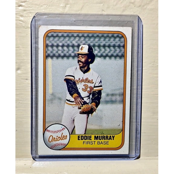 Eddie Murray 1981 Fleer MLB #184 Baseball Card Baltimore Orioles
