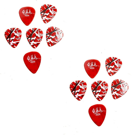 Eddie Van Halen Guitar Picks EVH Frankenstein Max Grip .60mm 12-Pack