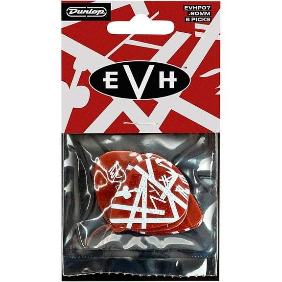 Eddie Van Halen Guitar Picks EVH Shark Max Grip .60mm 6-Pack